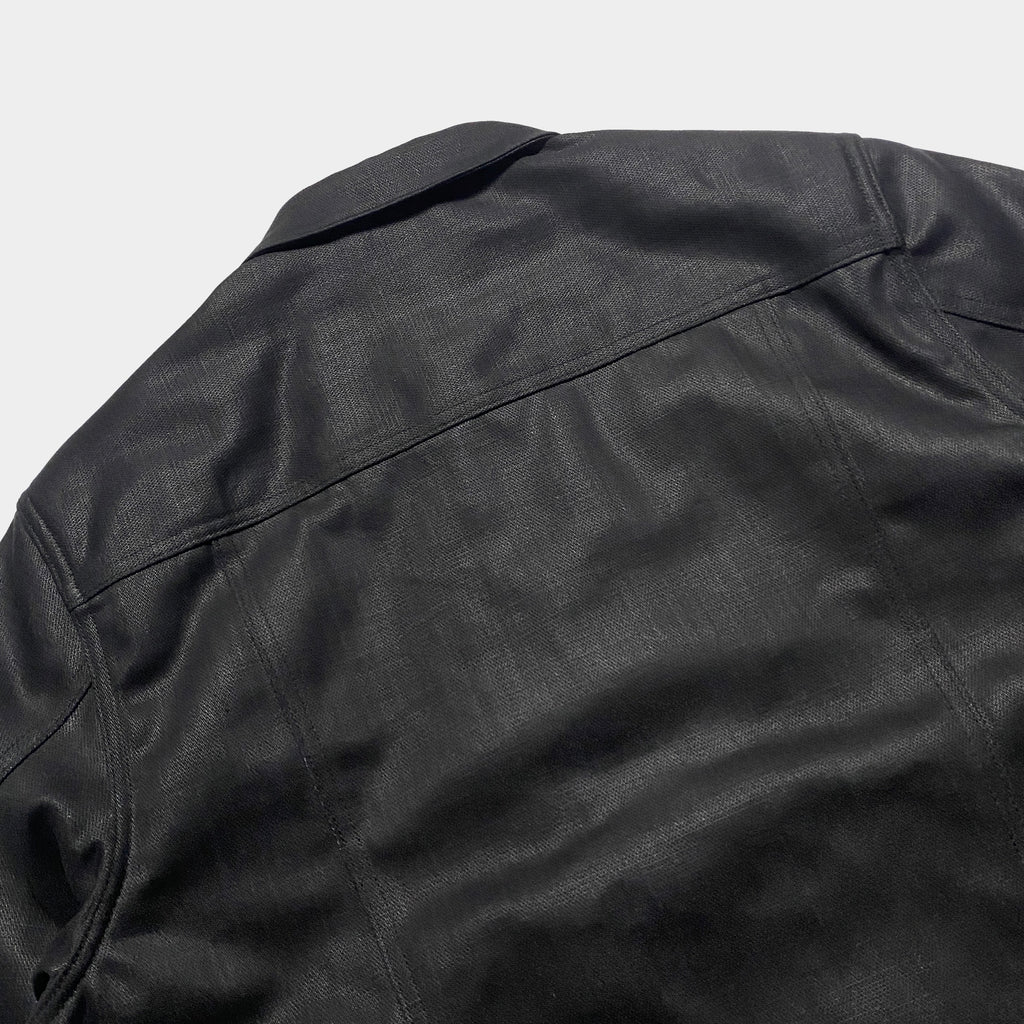 BZEN M.3139RR WAYLON-WXB REGULAR FIT 4 POCKET WAXED BLACK