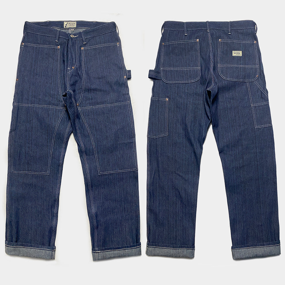 BZEN M.1279 JETHRO HILO-HRH REGULAR FIT HILO IRREGULAR DYED INDIGO