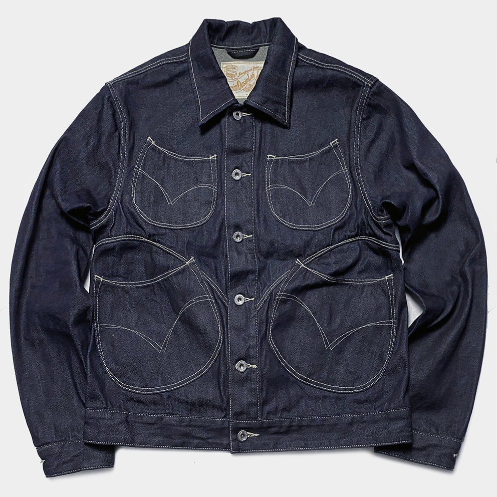 DDL 327-TYLER LUCKY-DT4 REGULAR FIT TYPE 4 KAIHARA MILLS DENIM