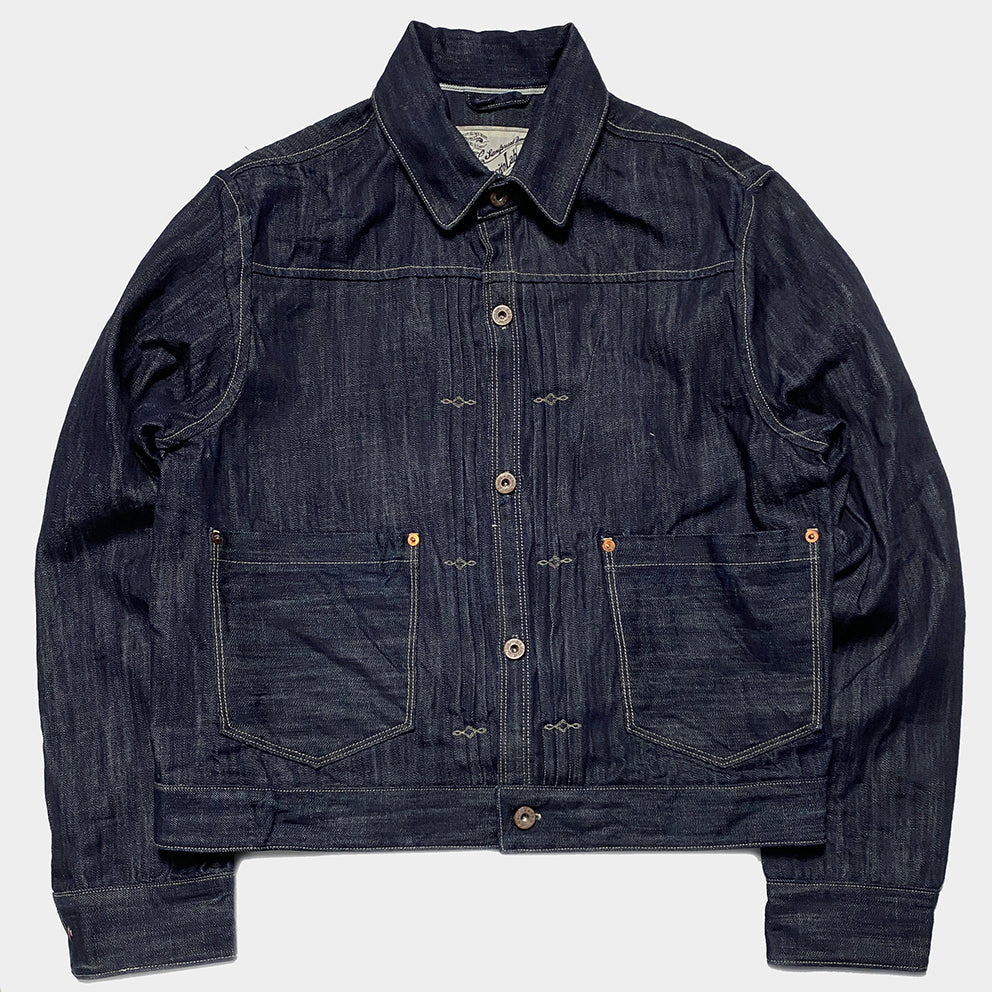 DDL 332 TRUCKER REGULAR FIT VINTAGE INSPIRED SELVEDGE DENIM
