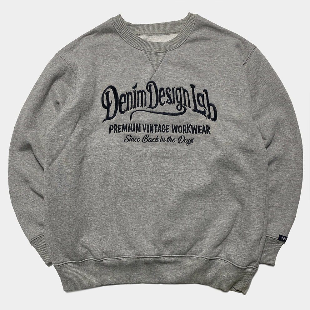 DDL 309 SAUL VINTAGE FIT CREWNECK FRENCH TERRY SWEATSHIRT WITH SINCE Miner49er.Shop