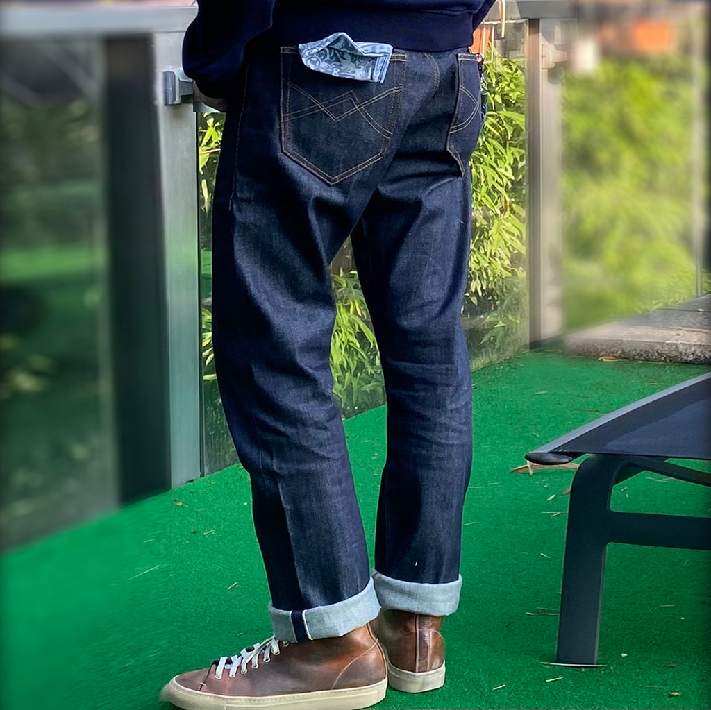 Bzen M.1258 Mens Heritage Slim Straight Japanese Selvage