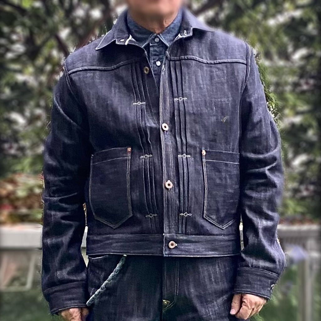 DDL 332 TRUCKER REGULAR FIT VINTAGE INSPIRED SELVEDGE DENIM