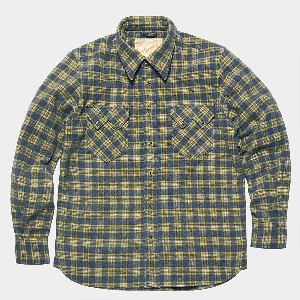 DDL 319-DIABLO REGULAR FIT 2 POCKET SAWTOOTH FLAP PLAID