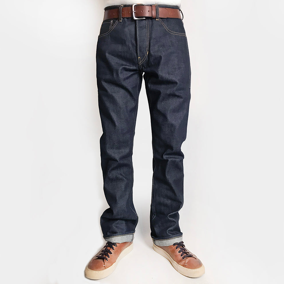 Bzen M.1257 Mens Heritage Slim Bootcut Japanese Selvage Denim- Raw