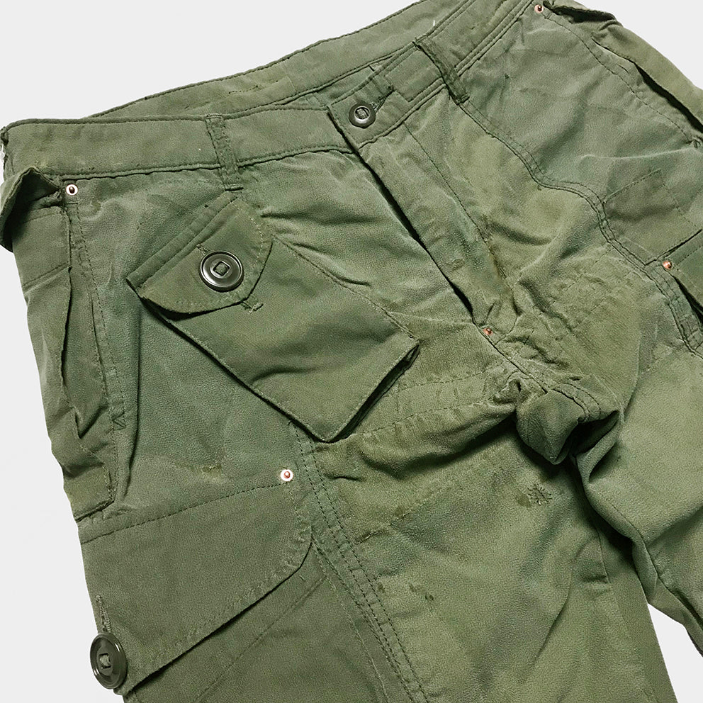 BZEN M.1119 L32-RANGER REGULAR FIT UPCYCLED CARGO PANT- ARMY GREEN