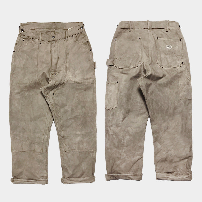 BZEN M.1170-TUCKER DOUBLE FRONT PANEL WORK PANT- 12.5oz