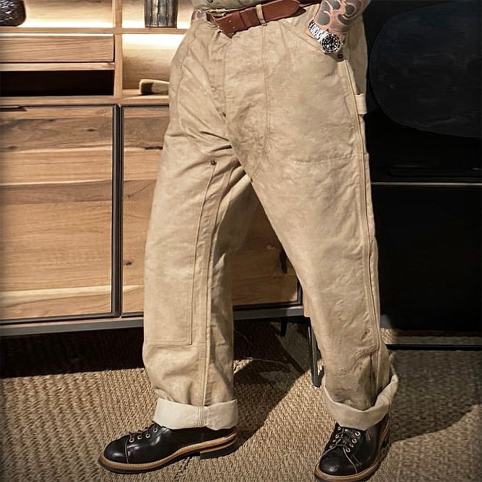 BZEN M.1170-TUCKER DOUBLE FRONT PANEL WORK PANT- 12.5oz