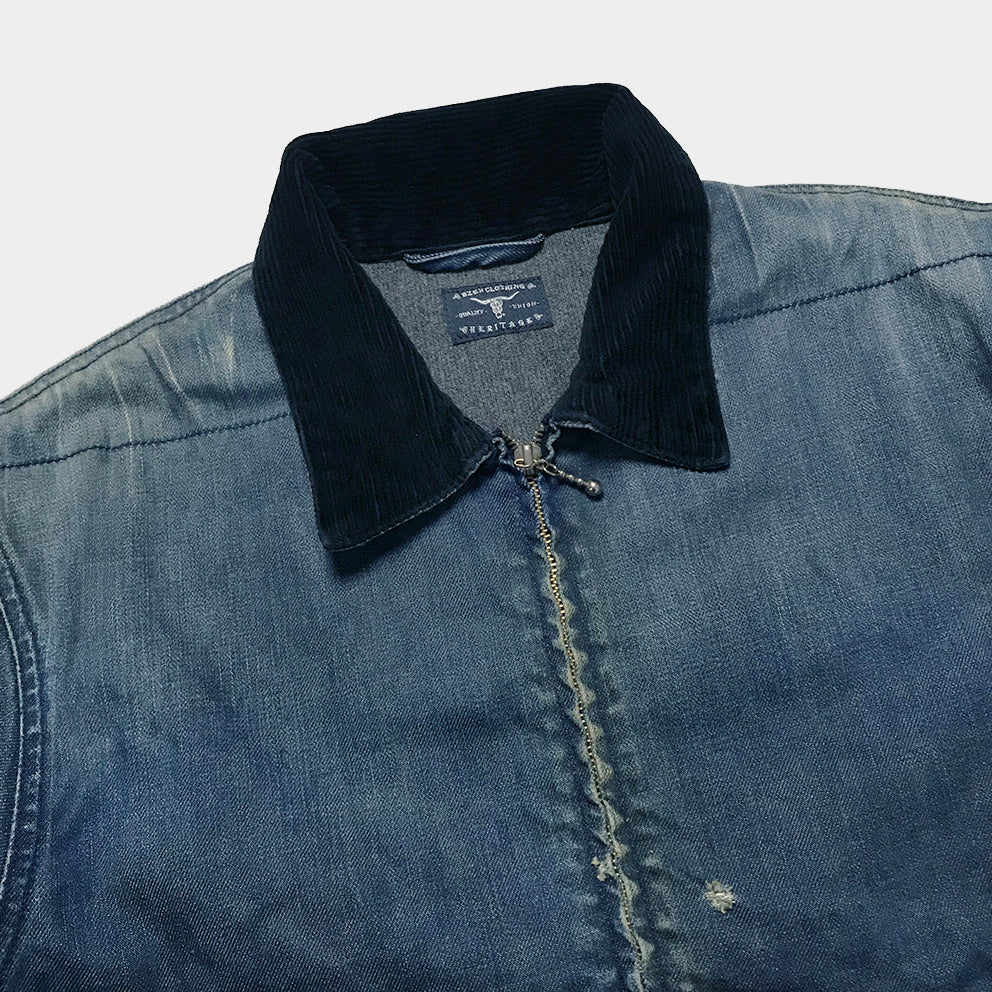 BZEN M.3315-MAVERICK REGULAR FIT WOOL LINED DENIM JACKET