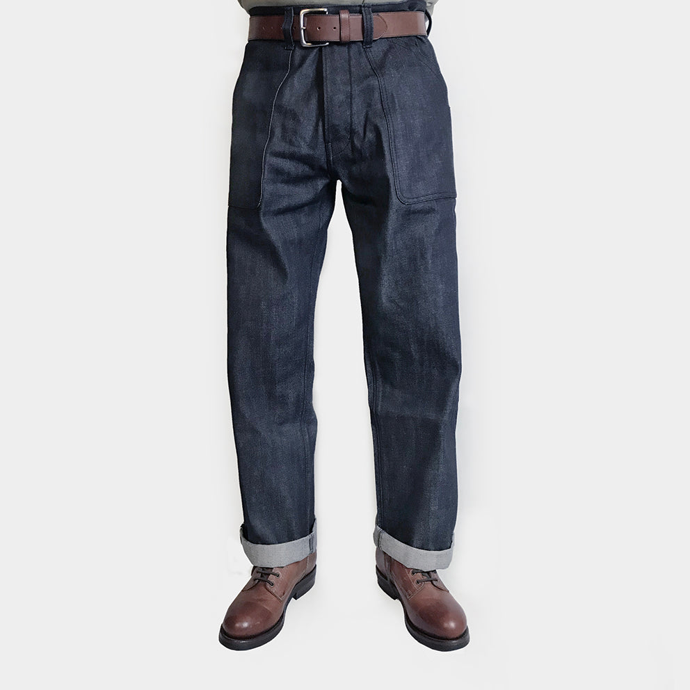 BZEN M.1210 L30 PARKER-R29 RELAX STRAIGHT WORK PANT- 13.5oz