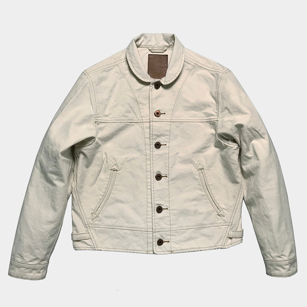 BZEN M.3139-DESPERADO REGULAR 2 POCKET CANVAS JACKET-13.5oz-E0 NATURAL