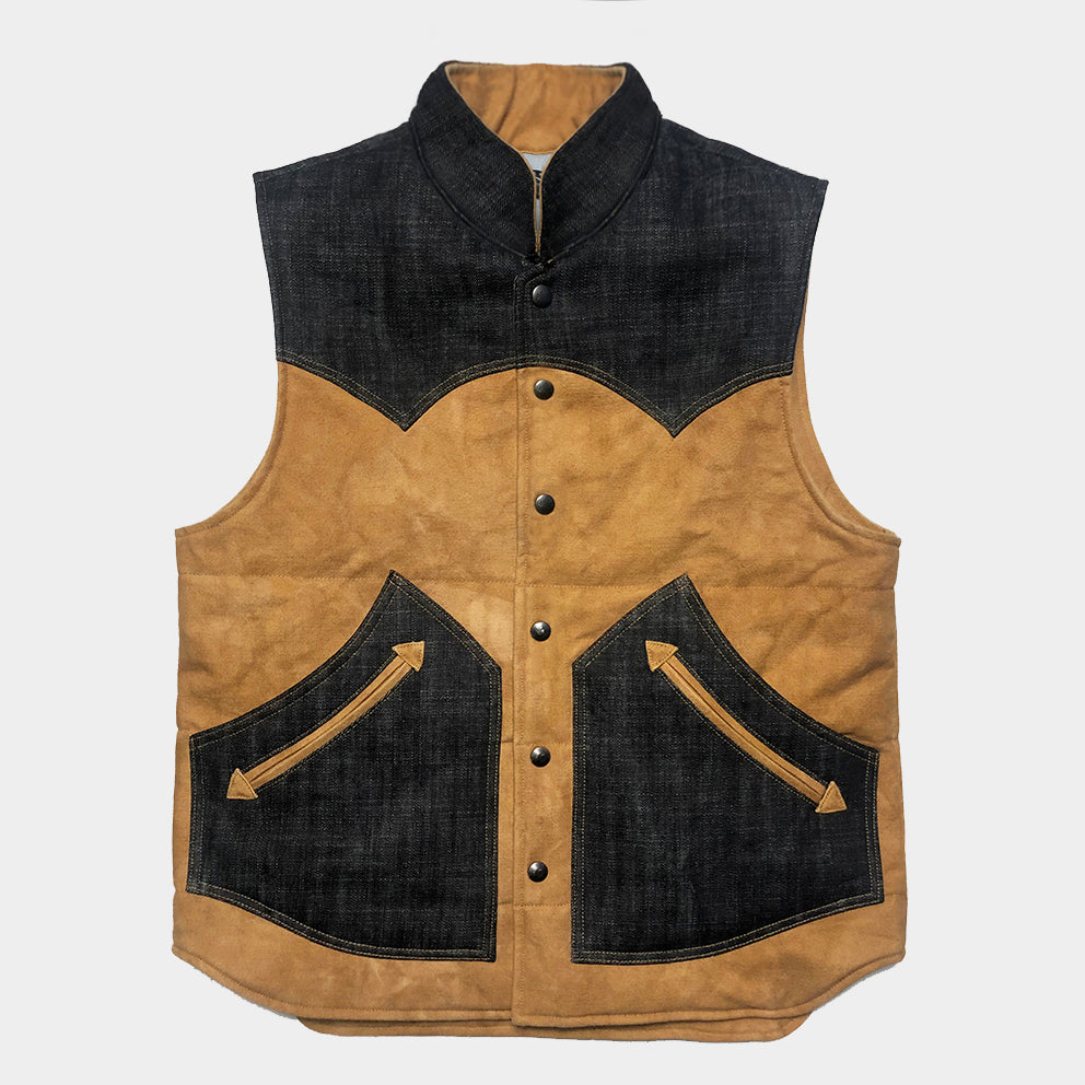 BZEN M.3009-CARLOS REGULAR FIT 4 POCKET COLOR BLOCK QUILTED VEST