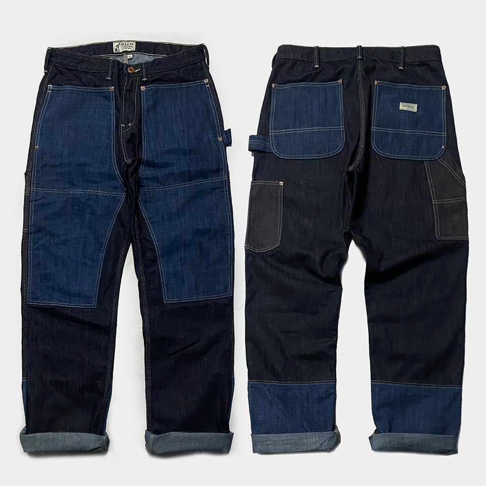 FRONT DENIM POCKET BLOCK M.1279 JETHRO-CBD – BZEN P 6 DOUBLE COLOR PANEL