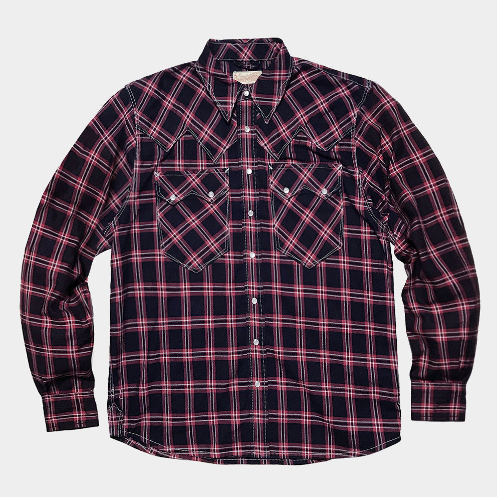 DDL 319R-DIABLO SWT-CR REGULAR FIT 2 POCKET WESTERN INDIGO RED