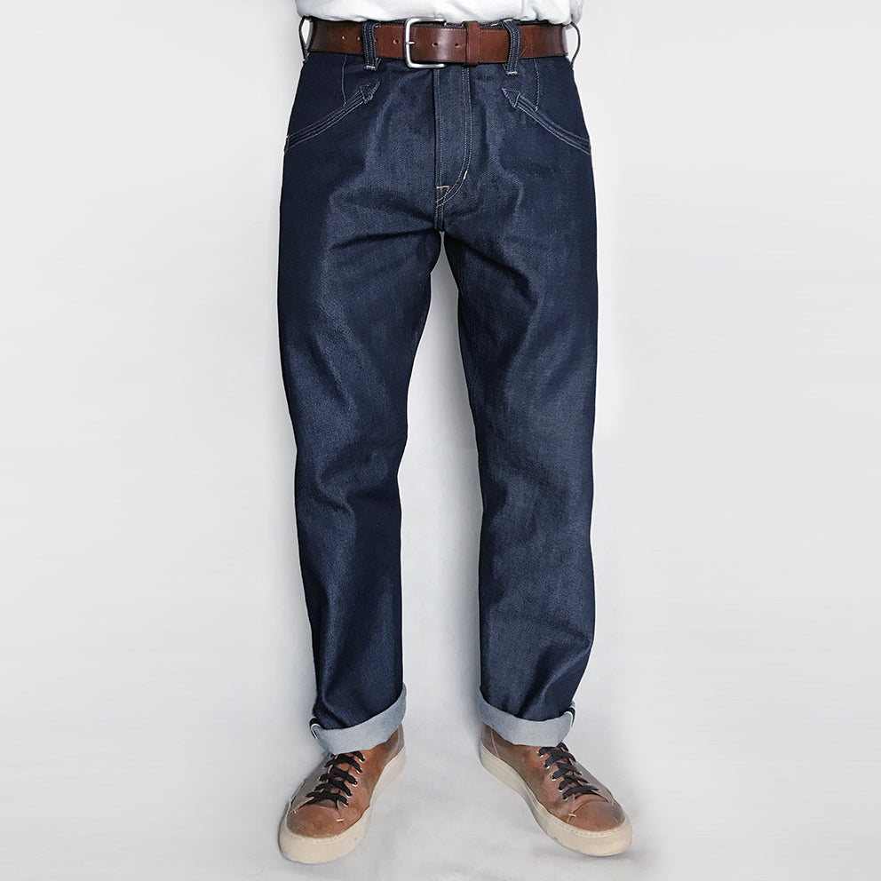 BZEN M.1139 L32-ZAPATA REGULAR STRAIGHT SEAMLESS OUTSEAM JEAN-13.75oz- –  Miner49er.Shop