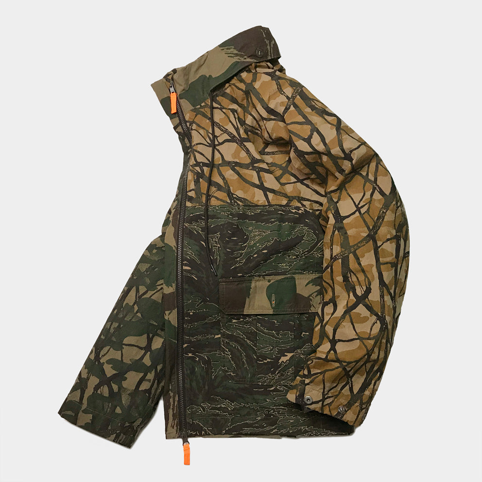 Supreme Hooded Suede Work Jacket Tree Camo