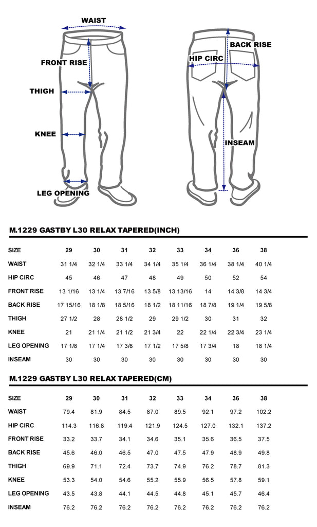 Bzen M.1229 Mens Relax Fit Pleated Buckle Back Japanese