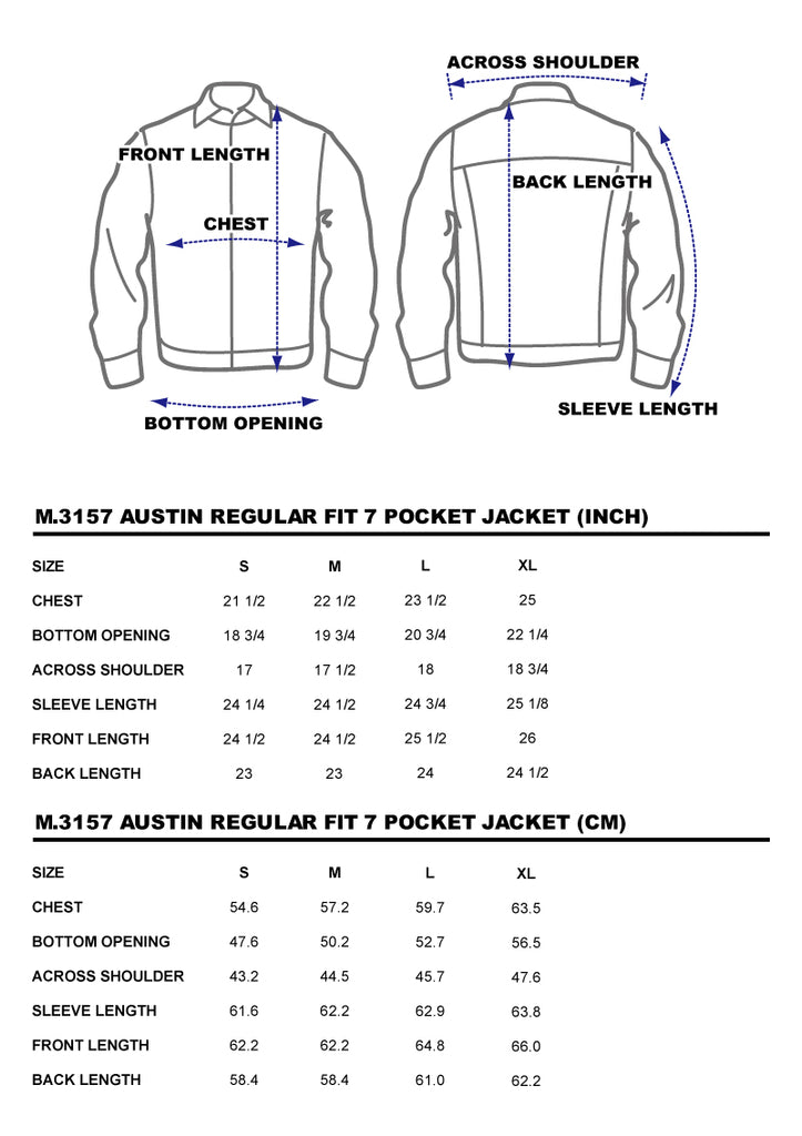 Size Chart Jeans Jacket M Size Bzen Mens Pocket Buckle Back Denim
